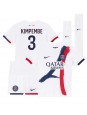 Detské Futbalové oblečenie Paris Saint-Germain Presnel Kimpembe #3 2024-25 Krátky Rukáv - Preč (+ trenírky)